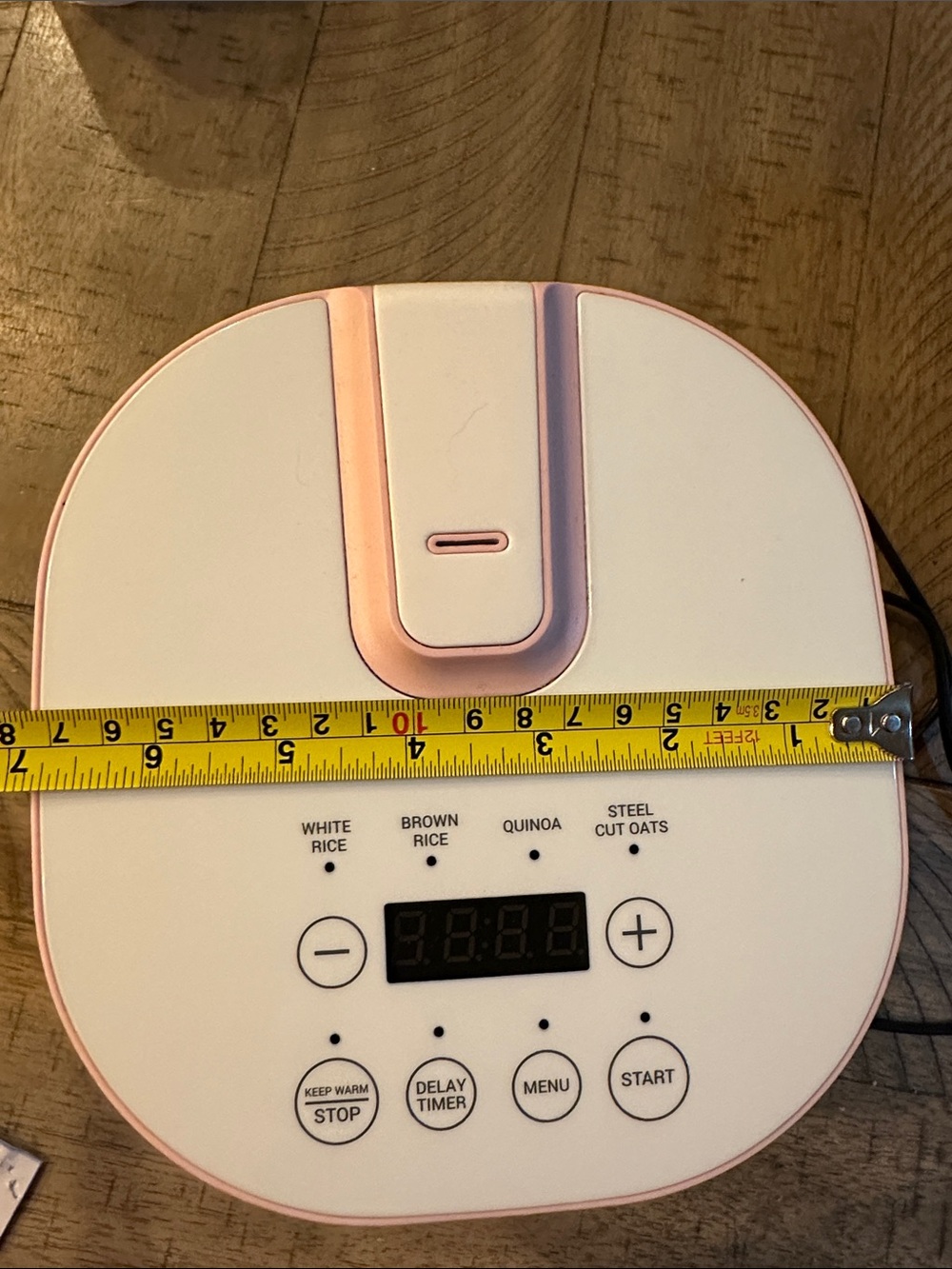 Pink Multi-Function Rice Cooker with Digital Controls - Picture 7 of 9